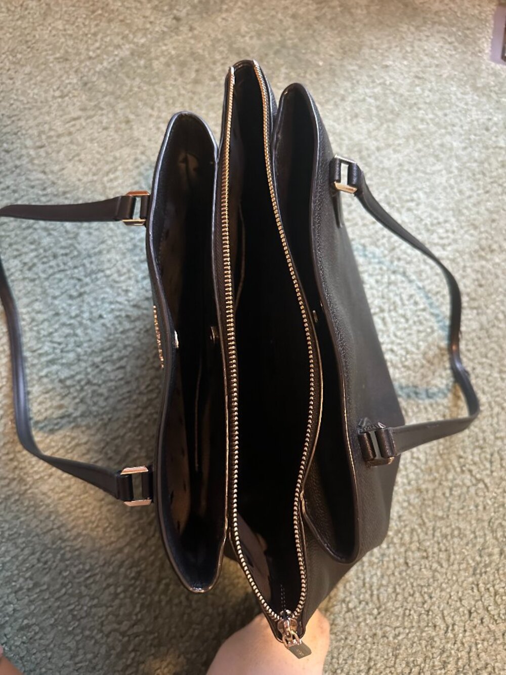 kate spade Black Leather Tote - Picture 2 of 7